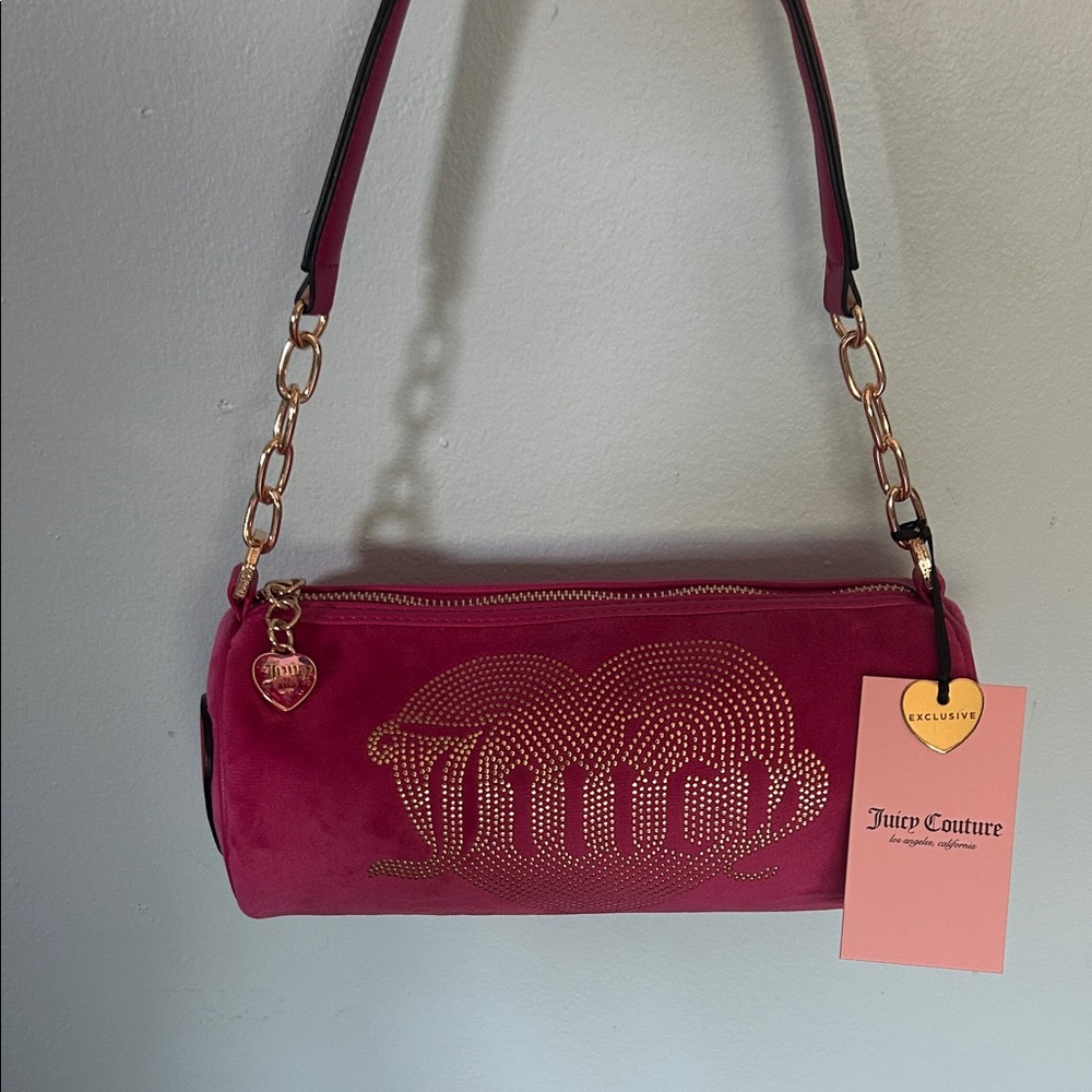 Juicy Couture Fuchsia Shoulder Bag